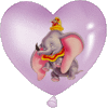 Gif animé coeur Dumbo